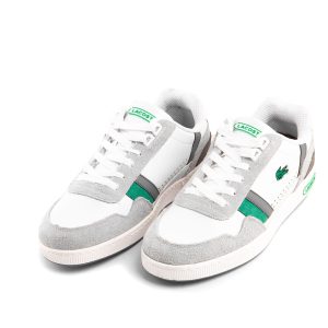 کفش اسپرت Lacoste مردانه سفید بندی مدل 43346