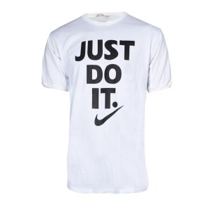 تیشرت سفید just do it مردانه مدل Behroz