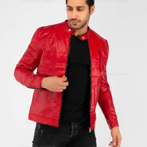 کاپشن چرمی مردانه Rayan مدل 23104