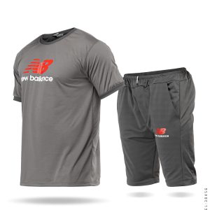 ست تیشرت شلوارک مردانه New Balance مدل 38456