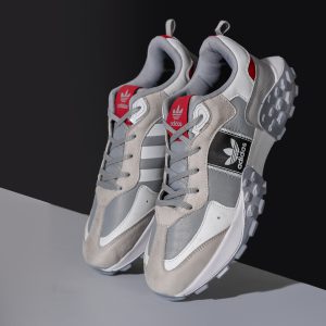 کفش ورزشی مردانه Adidas طوسی مدل Sato