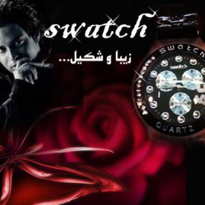 ساعت مچی swatch مشکی