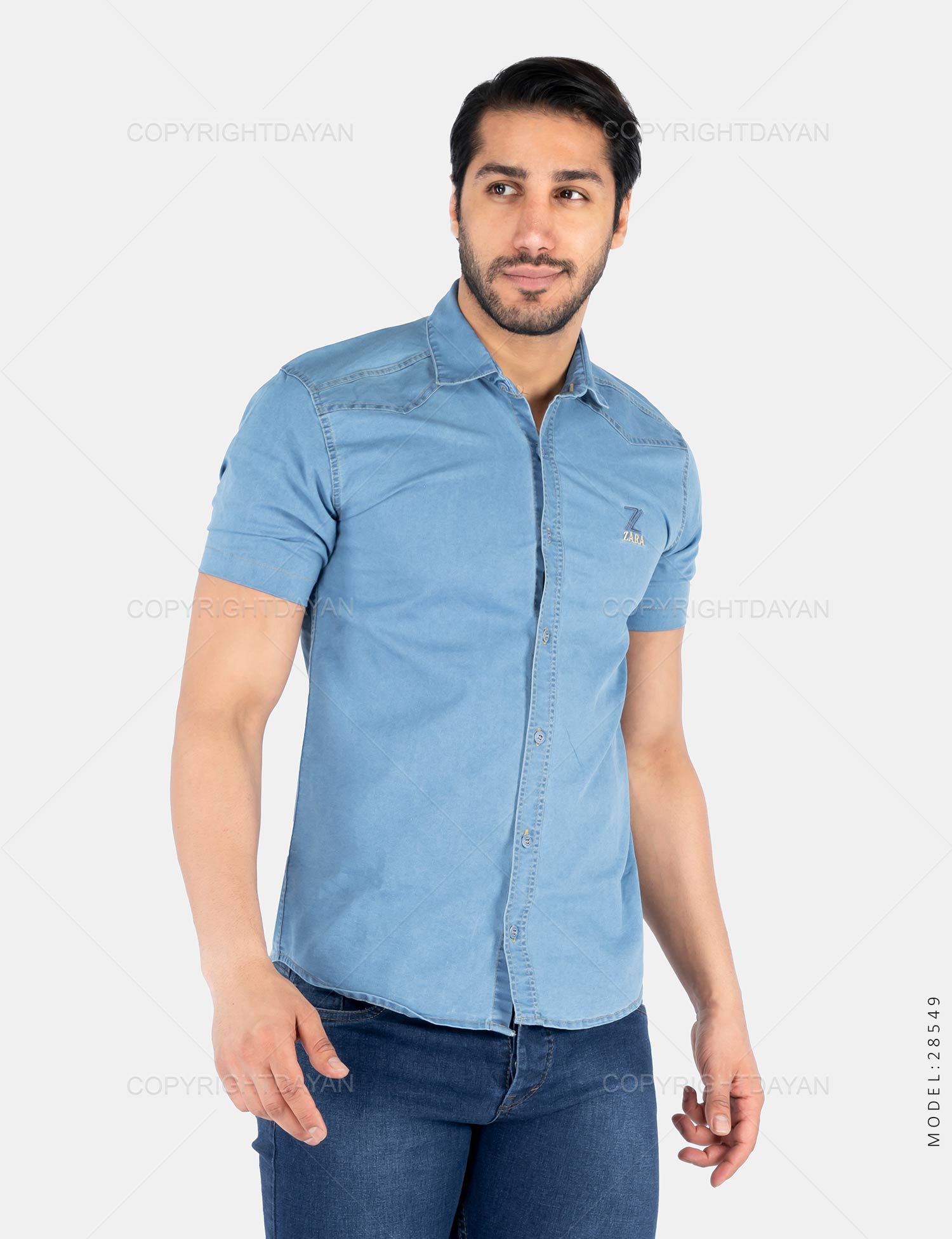 پیراهن مردانه Zara مدل 28549