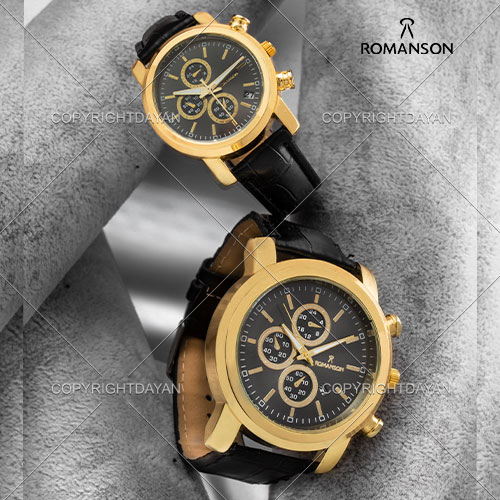 ست ساعت مچی مردانه زنانه Romanson مدل W 8939
