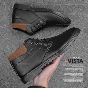 نیم بوت مردانه vista مشکی