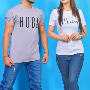 ست تیشرت زنانه مردانه hubs