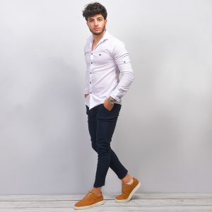 شلوار مردانه رنگ سرمه ای مدل Parsa