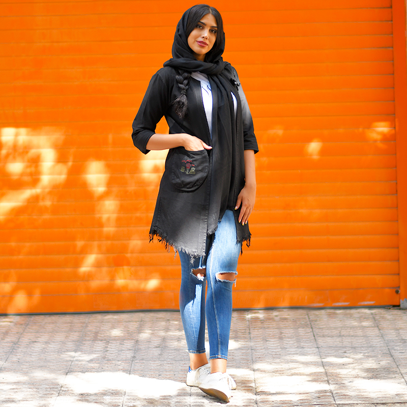 مانتو زنانه الیاف مدل ZOHA
