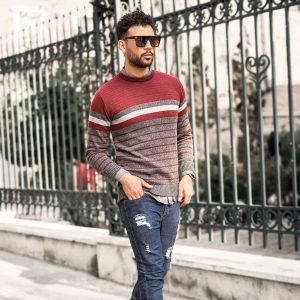 پلیور بافت مردانه مدل azhan