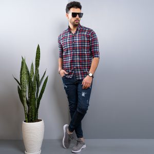پیراهن مردانه چهار خونه مدل ADIR