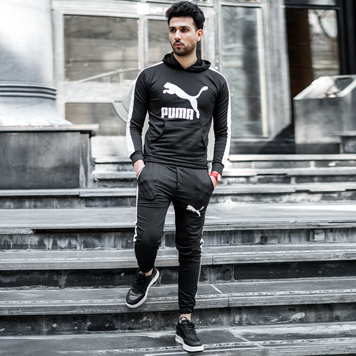 ست سویشرت شلوار PUMA مردانه مدل NIRAJ