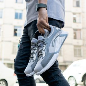 کفش ورزشی مردانه adidas طوسی مدل Broks