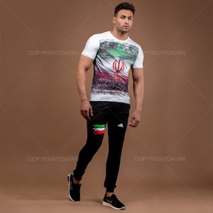 ست تیشرت شلوار مردانه Adidas طرح Iran