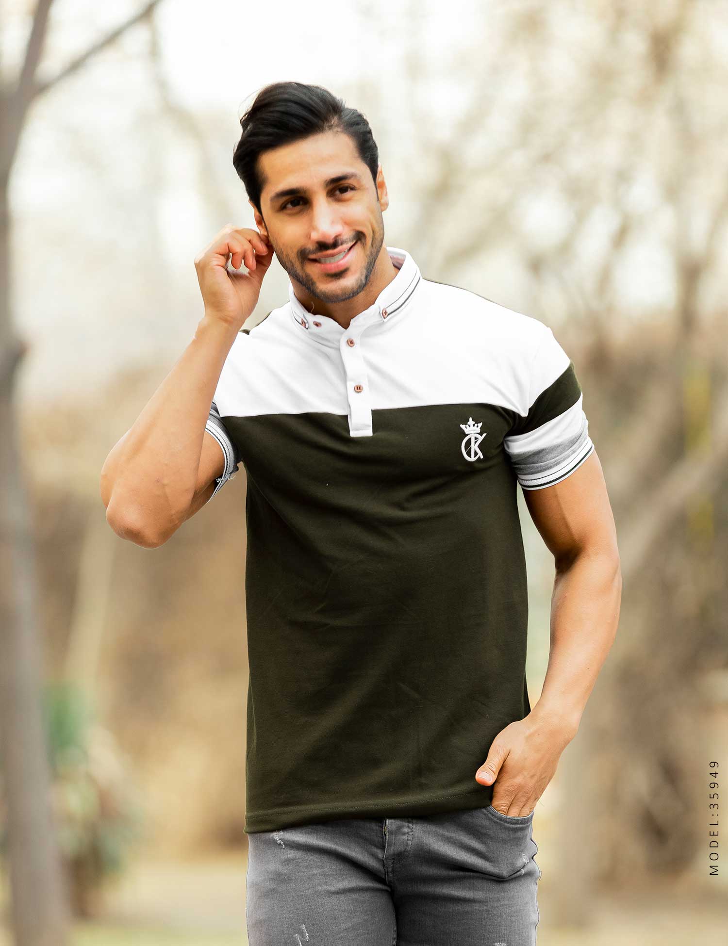 پولوشرت مردانه Calvin Klein مدل 35949