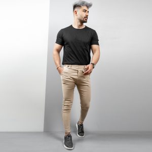 شلوار مردانه کرمی مدل Aflak