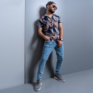 پیراهن هاوایی مردانه مدل Lian
