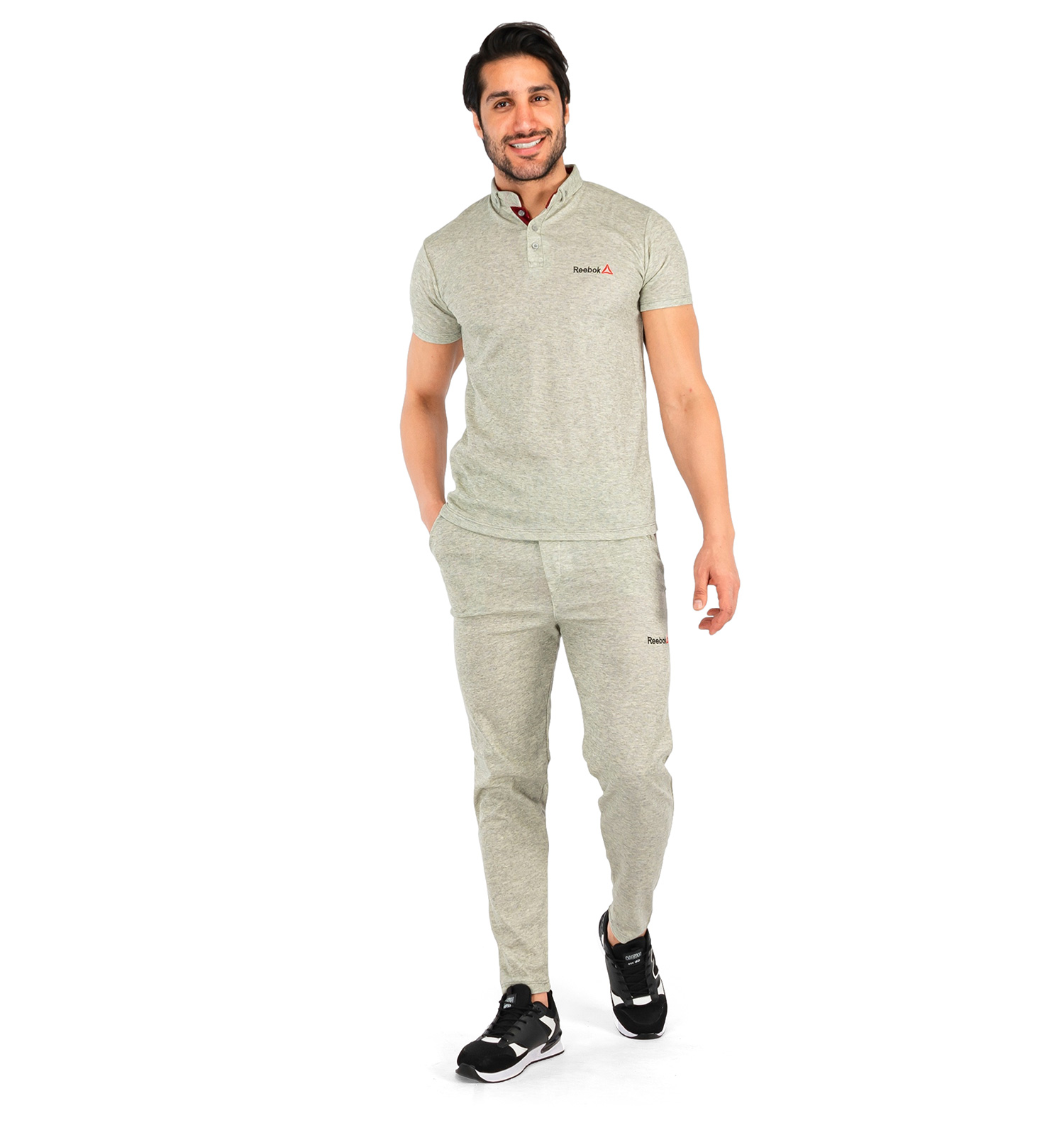 ست تیشرت شلوار مردانه Reebok ساده مدل 42894