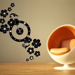 ساعت دیواری طرح یاسمین