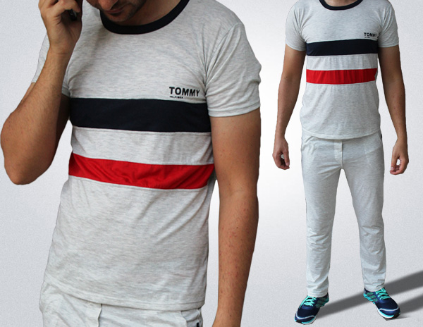 ست شلوار تیشرت tommy