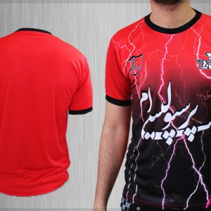 تیشرت هواداری پرسپولیس طرح رعد