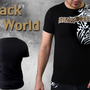 تیشرت مردانه Black World
