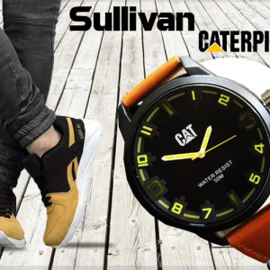 پکیج کفش SALLIVAN ساعت CAT