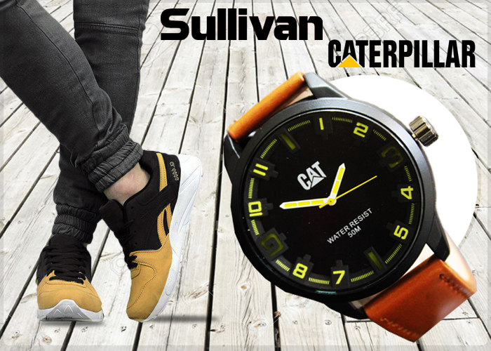 پکیج کفش SALLIVAN ساعت CAT