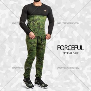 ست تیشرت شلوار ارتشی Forceful (مشکی)