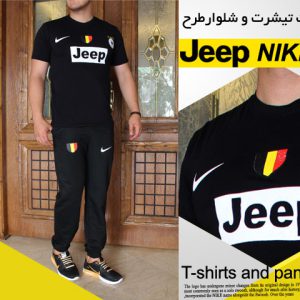 ست تیشرت شلوار طرح jeep nike