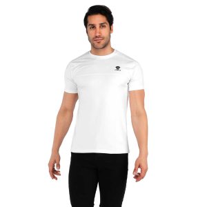 تیشرت Versace یقه گرد مردانه سفید ساده مدل 42224