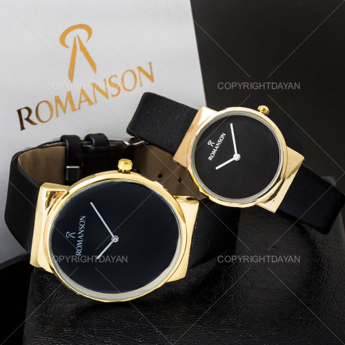 ست ساعت مردانه زنانه Romanson مدل Dovera (مشکی)