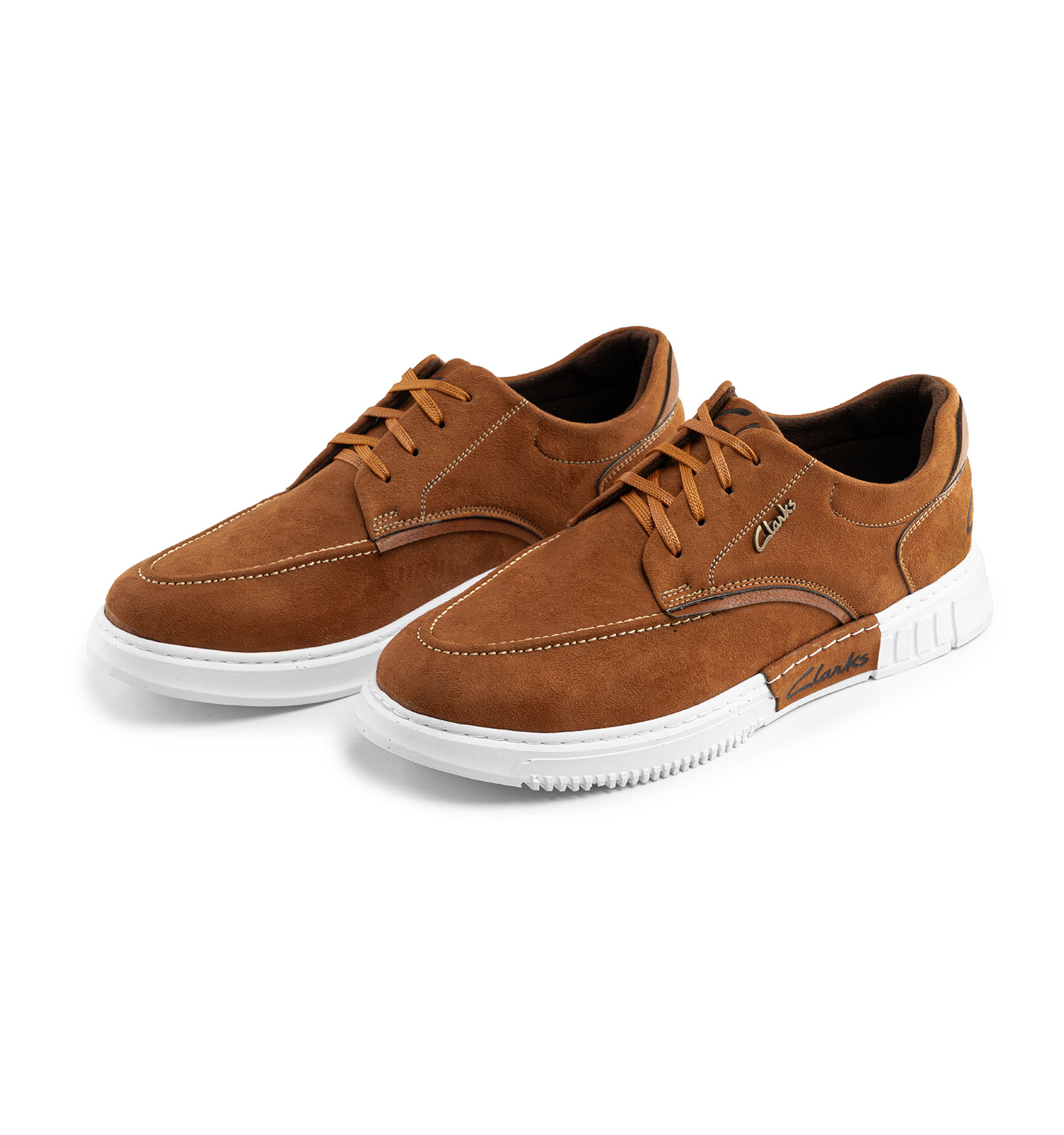 کفش روزمره Clarks مردانه عسلی بندی مدل 41324