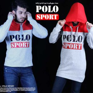 ست سویشرت مردانه زنانه مدل polo sport