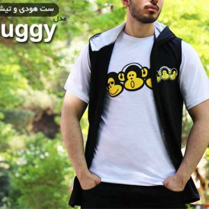 ست هودی تیشرت مدل puggy