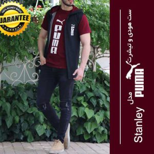 ست هودی تیشرت puma مدل Stanley