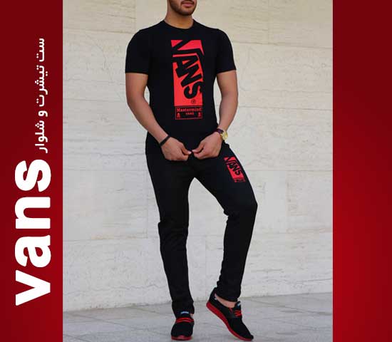 ست تیشرت شلوار مدل Vans