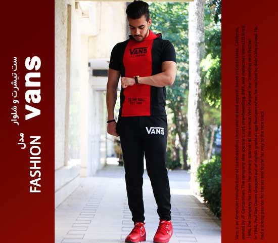 ست تیشرت شلوار vans مدل Fashion