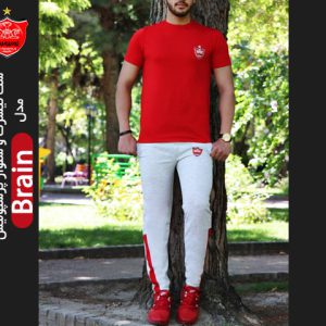 ست تیشرت شلوار پرسپولیس مدل Brain
