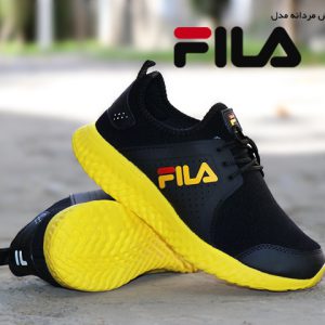 کفش مردانه مدل Fila زرد