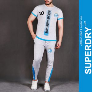 ست تیشرت شلوار استقلال مدل Superdry