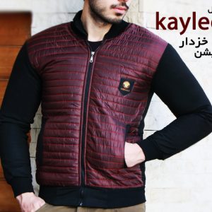 کاپشن خزدار مدل kaylee زرشکی
