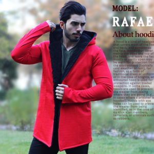 هودی خزدار مردانهمدلRafael قرمز