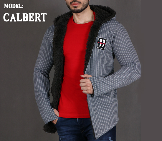 هودی خزدار مردانه مدل Calbert