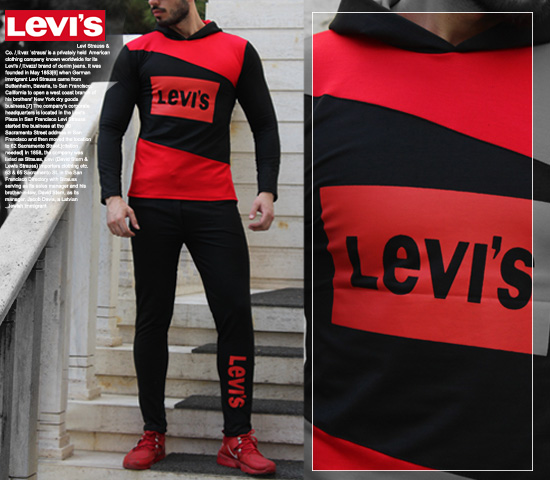 ست سویشرت شلوار مدل levis