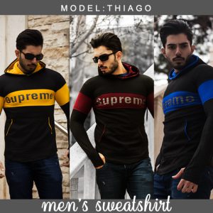 سویشرت مردانه supreme مدل Thiago