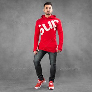 سویشرت مردانه Olta کفش Barana (قرمز سفید)