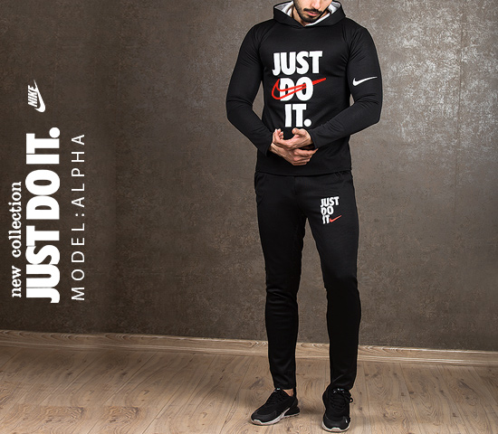 ست سویشرت شلوار nike مدل Alpha