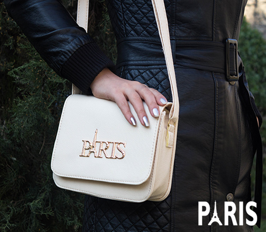 کیف زنانه Paris کرمی