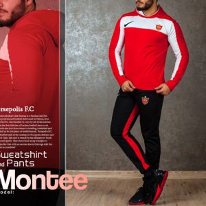 ست سویشرت شلوار پرسپولیس مدل montee