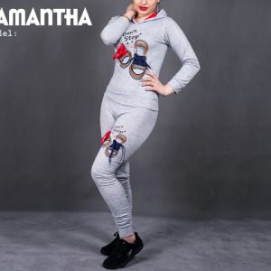 سویشرت شلوار زنانه مدل Samantha روشن
